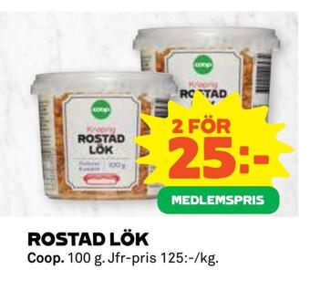 Coop Daglivs Rostad lök erbjuda