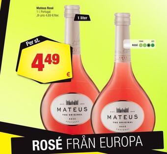 Calle Mateus rosé erbjuda