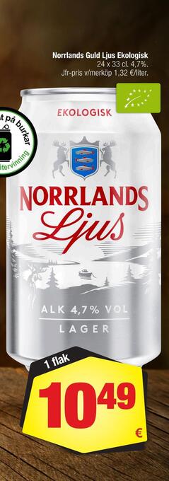 Calle Norrlands guld ljus ekologisk erbjuda