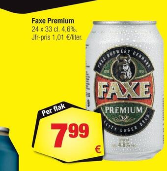 Calle Faxe premium erbjuda