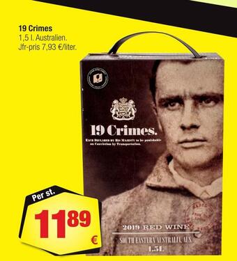 Calle 19 crimes erbjuda