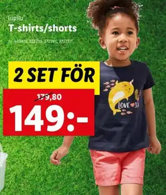 Lidl T-shirts/shorts erbjuda