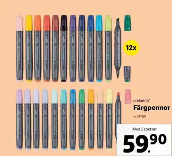 Lidl Färgpennor erbjuda