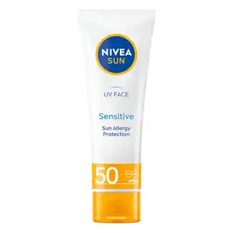 Nivea sun uv face soothing sensitive cream spf50 50 ml