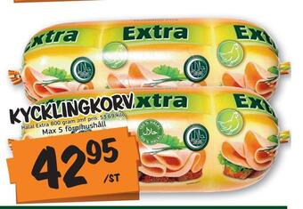Bazaar Food market Kycklingkorv erbjuda
