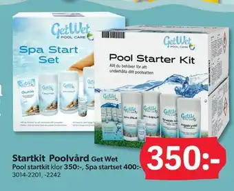DollarStore Startkit poolvård get wet erbjuda