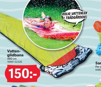 DollarStore Vattenglidbana erbjuda