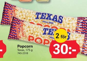DollarStore Popcorn erbjuda