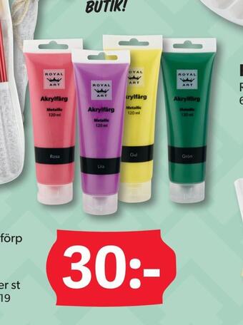 DollarStore Akrylfärg erbjuda