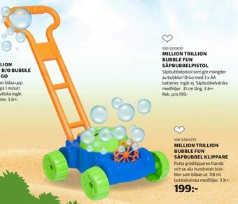 Lekia Million trillion bubble fun såpbubbel klippare erbjuda