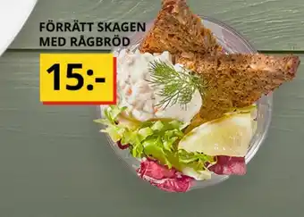FÖRRÄTT SKAGEN MED RÅGBRÖD