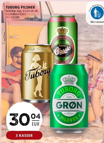 Scandinavian Park Tuborg pilsner erbjuda