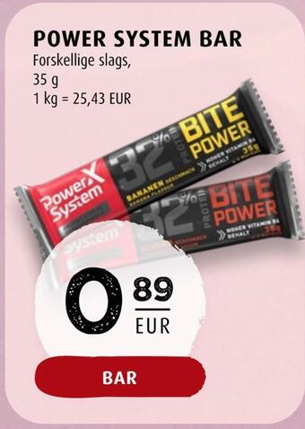 Scandinavian Park Power system bar erbjuda