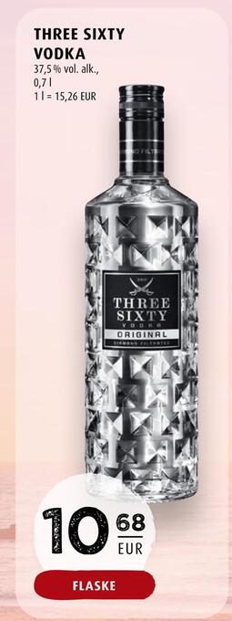 Scandinavian Park Three sixty vodka erbjuda