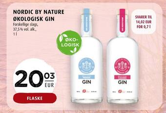 Scandinavian Park Nordic by nature økologisk gin erbjuda