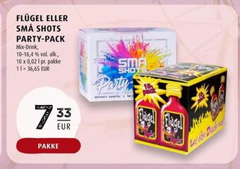 Scandinavian Park Flügel eller små shots party-pack erbjuda