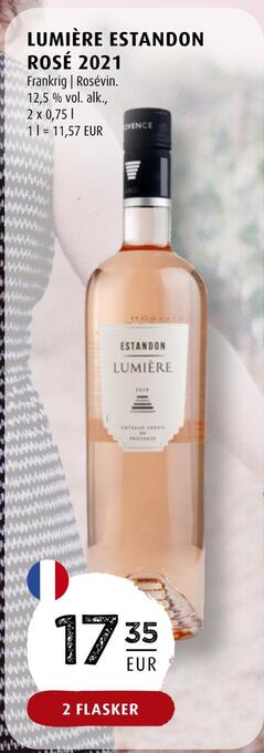 Scandinavian Park Lumière estandon rosé 2021 erbjuda