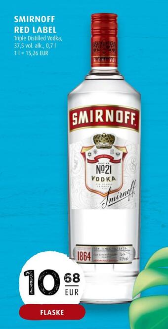 Scandinavian Park Smirnoff red label erbjuda