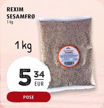 Scandinavian Park Rexim sesamfrø erbjuda