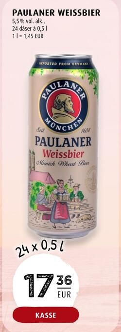 Scandinavian Park Paulaner weissbier erbjuda