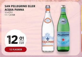 Scandinavian Park San pellegrino eller acqua panna erbjuda