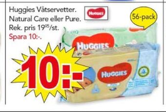 Bo Ohlsson Huggies tvättservetter erbjuda