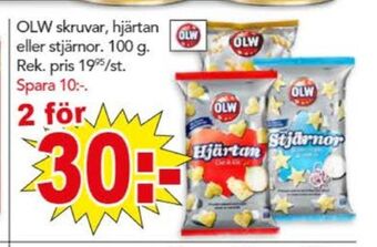 Bo Ohlsson Olw snacks erbjuda