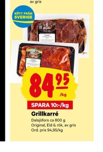 City Gross Dalsjöfors karré erbjuda