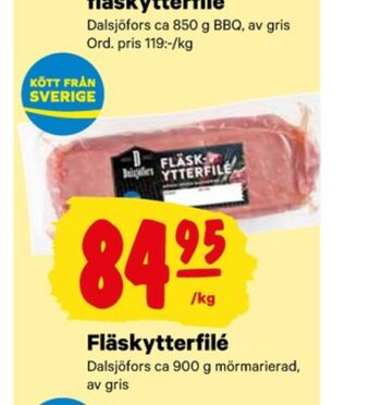 Dalsjöfors fläskytterfilé