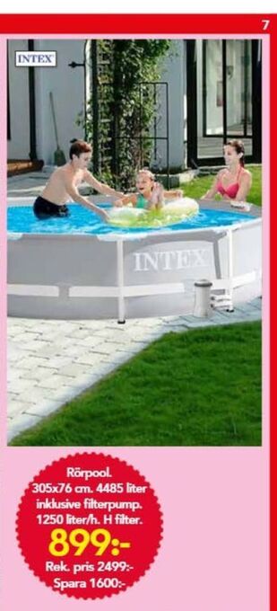 Bo Ohlsson Intex pool erbjuda