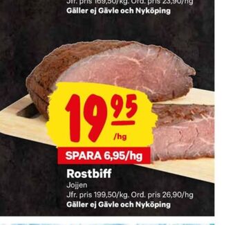 City Gross Jojjen rostbiff erbjuda