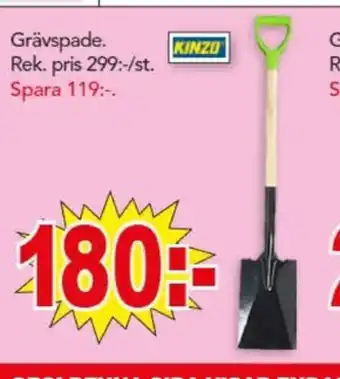 Bo Ohlsson Kinzo spade erbjuda