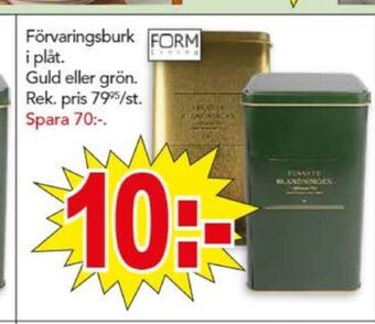 Bo Ohlsson Form living förvaringsburkar erbjuda