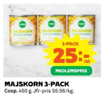 Coop Coop majs erbjuda