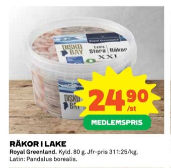 Coop Royal greenland räkor erbjuda