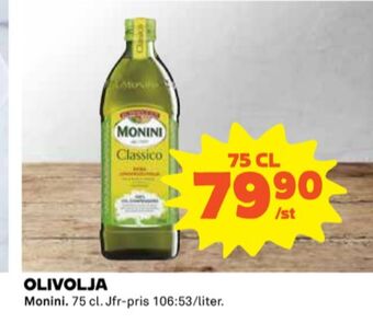 Coop Monini olivolja erbjuda