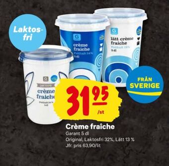 City Gross Garant crème fraiche erbjuda