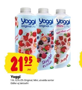 Yoggi yoghurt
