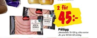 City Gross Jakobsdals skinka erbjuda