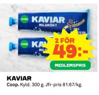 Coop Coop kaviar erbjuda