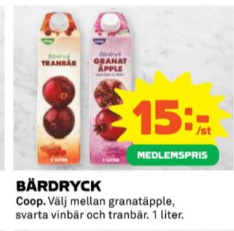 Coop Coop fruktdryck erbjuda