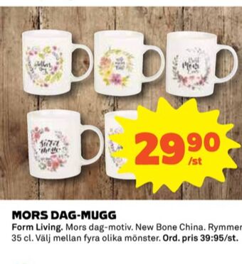 Coop Form living muggar erbjuda
