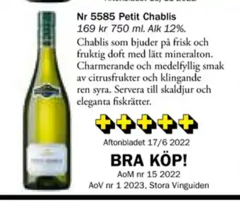 Coop Mersmak Taittinger vit vin erbjuda