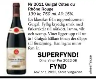 Coop Mersmak Taittinger röd vin erbjuda