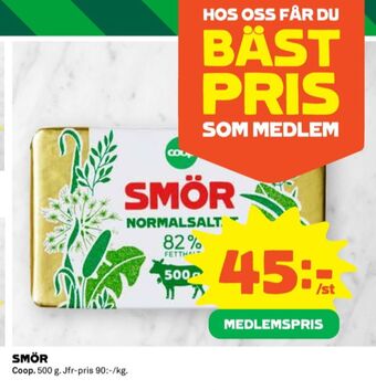 Coop Svenskt smör erbjuda