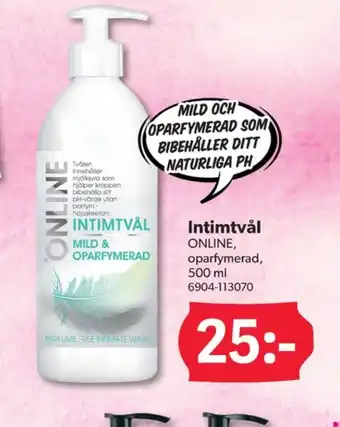 DollarStore Online intim tvål erbjuda