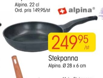EKO Alpina stekpanna erbjuda