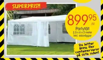 EKO Alpina partytält erbjuda