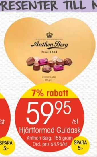 EKO Anthon berg chokladask erbjuda