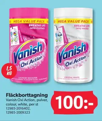 DollarStore Vanish oxi action fläckborttagning erbjuda